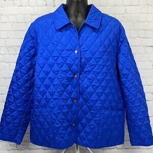 US Figure Skating Jacket Blue Yarmouth Ice Club Skater Olympics Quilted Womens 4